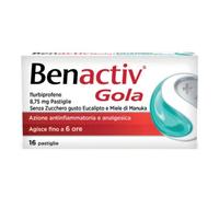 8,75 mg pastiglie senza zucchero gusto eucalipto e miele di manuka 16 pastiglie in blister pvc/pvdc/al