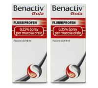 Benactiv® Gola Spray per mucosa orale 2,5 mg/ml 2x15 ml Spray orale
