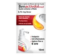 BENACTIVDOLMED SPRAY M/L 15ML spray gola per mal di gola