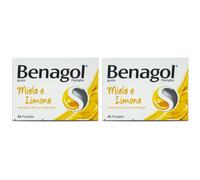 BENAGOL 1,2 mg + 0,6 mg Pastiglie gusto Miele e Limone 2x36 pz Pastigl