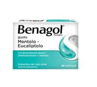 Benagol - Pastiglie Mentolo e Eucalipto Antisettico per cavo orale - 24 pastiglie