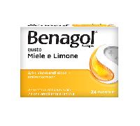 Benagol Pastiglie per il mal di gola Miele e Limone – Confezione 24 pastiglie