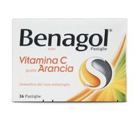 BENAGOL VIT C*36PAST ARANCIA