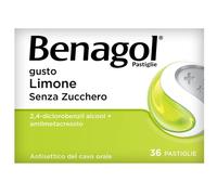 Benagol Gusto Limone Senza Zucchero 36 Pastiglie