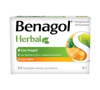 Benagol herbal miele 24 pastiglie