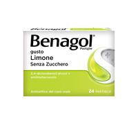 Benagol Pastiglie Gola Limone Senza Zucchero Antisettico Cavo Orale 24 Pastiglie