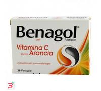 BENAGOL VIT C*36PAST ARANCIA