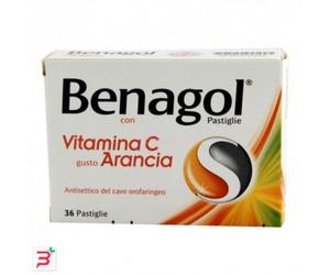 BENAGOL VIT C*36PAST ARANCIA