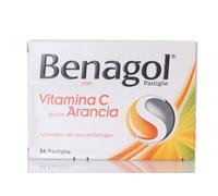 BENAGOL VIT C*36PAST ARANCIA