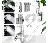 Benaton Set Soffione Doccia per Lavandino, Soffione Doccia Lavello Estensibile, 3 Modalit Doccino per Lavandino, Doccino Lavandino con 1.5m, Ldeale per Lavare i Capelli e Pulire i Lavelli(3 modalità)