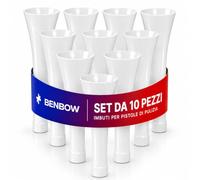 BenBow 10 pezzi di ricambio 014 imbuto in plastica per pistola di pulizia ad aria compressa, pistola ad aria, accessori ad aria compressa, compatibili