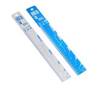 BenBow Asta di miscelazione in alluminio 2:1/3:1 - ideale per dosaggio e miscelazione di vernici e colori - bilaterale - blu/bianco