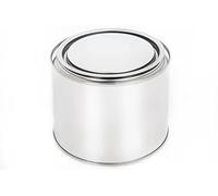 BenBow Barattolo di latta 500 ml con coperchio a pressione - ermetico, opaco, vuoto, rotondo - contenitore di stoccaggio