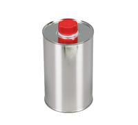 BenBow Barattolo in Latta con Tappo a Vite 1,1L Barattoli in Banda stagnata, Contenitore Metallico Vuoto per Oli, Vernici, Lacche, Liquidi Detergenti