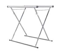 BenBow Cavalletto da verniciatura a X - Supporto zincato per Pezzi con Protezione in Schiuma e Bracci Regolabili - Supporto per verniciatura di carrozzeria e vetri - 115 x 98 cm