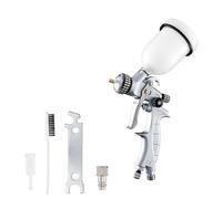 BenBow Pistola a Spruzzo PK60 HVLP MINI 1,0 mm con Serbatoio 100 ml - Ideale per Verniciatura Auto, Fai-da-te e Progetti Domestici - Alta Qualità di Nebulizzazione