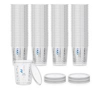BenBow Professional Tazza di misurazione 400x 385 ml con 48x copertura - monouso con scale precise, ideale per vernici, rivestimenti e resine epossidiche