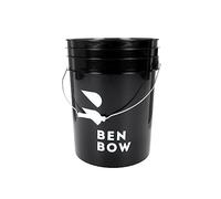 BenBow - Secchio per il lavaggio da 20 litri, colore nero, assistente collaudato per lavaggio professionale a mano, durevole e versatile - Perfetto per Una Pulizia Efficace e Delicata