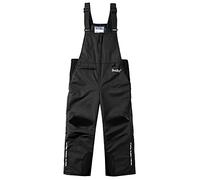BenBoy Pantaloni Sci Bambino Invernali Impermeabile Termici da Neve Escursionismo Caldo Regolabile da Snowboard Pantaloni VI Pantaloni regalano Outdoor Softshell HXK7223-Black-152
