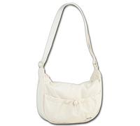 Bench Borsa A Spalla Nylon Lavato Beige Bianco OTI311N