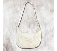 Bench Borsa A Spalla Nylon Lavato Beige Bianco OTI311N