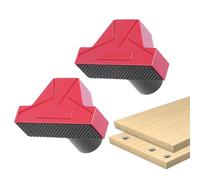 Bench Dog Clamps, Table Tenon Stop, Woodworking Brake Pegs, Non-Slip Aluminum Alloy Build, Workshop Clamp Tool, Quick Release Tpu Tips, Workshop Carpentry, 19mm 20mm Black 2 Pieces