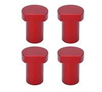 Bench Dogs 19mm | 4 Pcs Aluminum Alloy Workbench Pegs | Secure Grip Woodworking Stops for Desktop/Table Saw/Drill Press | High Strength Fixing Tools (Red)