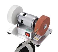 Bench Grinder 6000 RPM Max Speed Wheel Powerful Small Bench Buffer