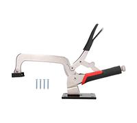 Bench Hold Down Clamp | 360° Rotating & Sliding Positioning | High Force Woodworking Clamp for Desks/Workbenches/DIY Projects | Chrome Tungsten Steel, 155mm Largest Opening