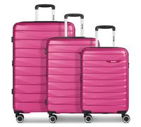 Bench Paris 4 ruote Set di valigie 3 pezzi espandibile rosa