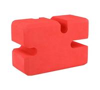 Bench Press Block Gym Board Fitness Trainer per sollevamento pesi Bodybuilding S, rosso