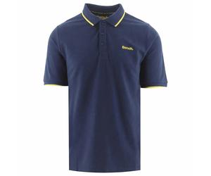 Bench Richmond Herren Polo Casual Blu Nuovo Regular Manica Corta Cotone