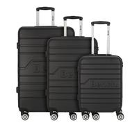 Bench Seattle 4 ruote Set di valigie 3 pezzi nero
