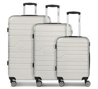 Bench Set di 3 valigie rigide | trolley da viaggio in materiale ABS robusto di alta qualità | per uomo e donna | 4 ruote doppie e lucchetto TSA | serie Seattle, Grigio pietra, Koffer Set (3-teilig