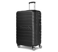 Bench Set di 3 valigie rigide | trolley da viaggio in materiale ABS robusto di alta qualità | per uomo e donna | 4 ruote doppie e lucchetto TSA | serie Seattle, Nero , Koffer L (79 cm), valigetta