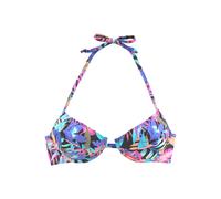 BENCH Top per bikini blu ciano / lilla scuro / rosa / nero Donna - Abbigliamento - Moda mare - Bikini - Bikini top - Coppe grandi BENCH 60
