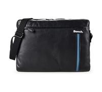 Bench Valigetta Vera Pelle 40 cm Vano porta PC nero