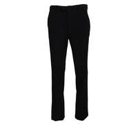 BENCIVENGA Black Straight Fit Men Formal Trousers Pants - IT56 | XL