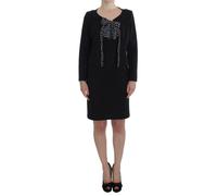 BENCIVENGA Black Stretch Sheath Dress & Sweater Set - IT42|M