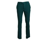 BENCIVENGA Green Straight Fit Men Formal Trousers Pants - IT46 | S