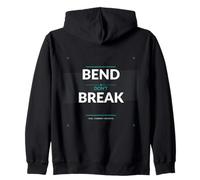 Bend Dont Break - Regalo per Yoga, Forza e resilienza Felpa con Cappuccio