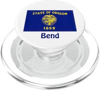 Bend Oregon USA Bandiera dello Stato Souvenir PopSockets PopGrip per MagSafe