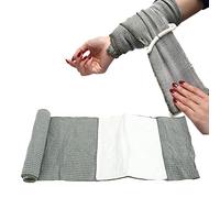 Benda di emergenza Glomora da 8 pollici - Benda elastica a compressione monouso leggera con applicatore di pressione, funzionamento con una sola mano per kit di pronto soccorso (8 Inch)
