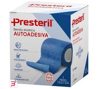 BENDA ELASTICA AUTOADESIVA LATEX FREE PRESTERIL CM 7,5X4,5 M TESI BLU