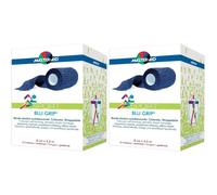 Benda Elastica Autobloccante Master-Aid Blugrip 8X4,5 2x1 pz Bendaggio