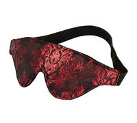 Benda per Occhi BDSM Calexotics Scandal - Broccato, Nero/Rosso