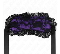 Benda per Occhi in Pizzo BDSM Kink Masked Allure - 22,5 cm