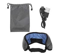 Benda per occhi intelligente wireless per dormire, rilassante, elastica e traspirante per occhiali Bluetooth (Grigio)