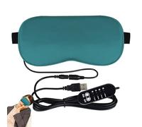 Benda per occhi riscaldata - Impacco caldo per occhi | Cuscinetto riscaldante regolabile per occhi, cuscinetto riscaldante elettrico per occhi asciutti con cinturino e temperatura regolabili, impacco