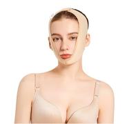 Benda Post-chirurgica Della Cinghia Del Mento Lipo Post Jowl Che Stringe L'indumento Di Compressione V-Line Faccia Avvolgere Sollevamento Cintura(L)